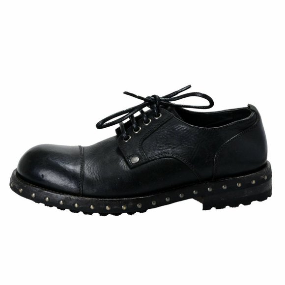 Dolce & Gabbana Men\'s Black Leather Derby Oxfords main image 4